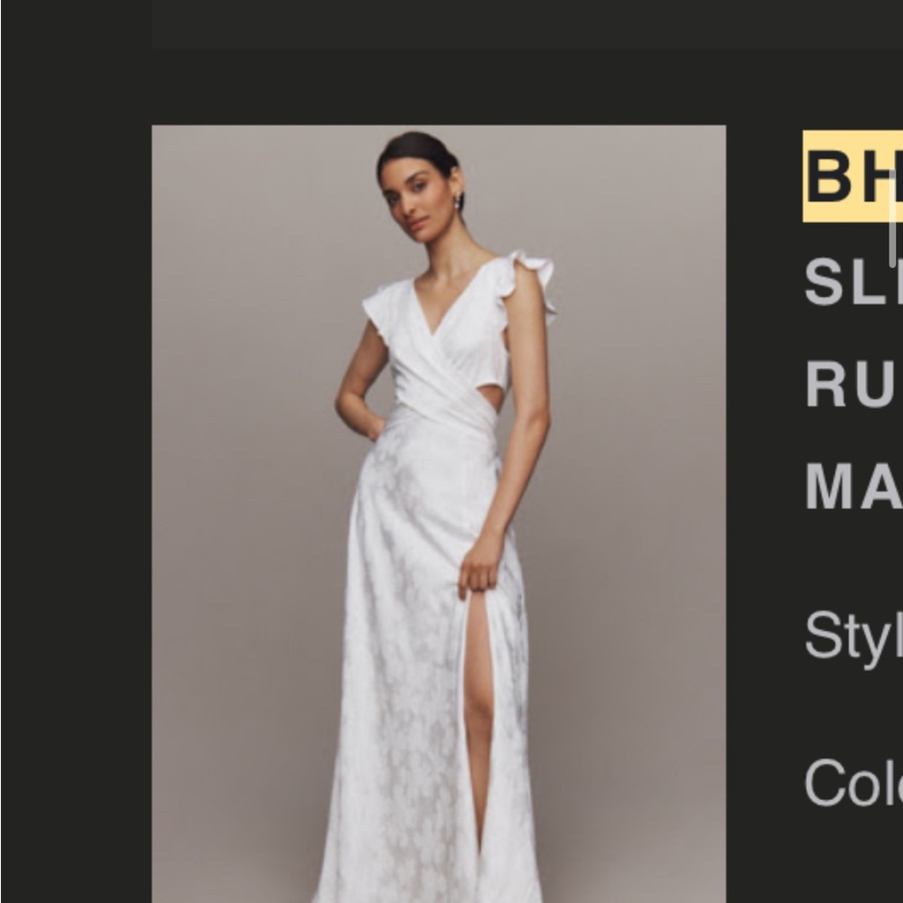 BHLDN White Wedding Dress